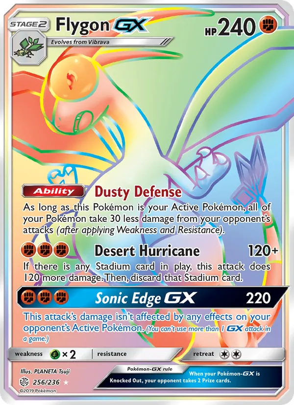 Flygon GX 256/236 Cosmic Eclipse