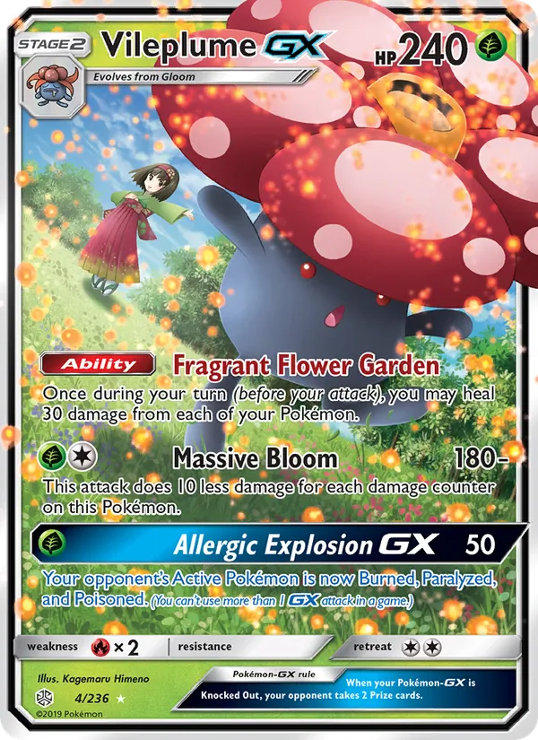 Vileplume GX 4/236 Cosmic Eclipse