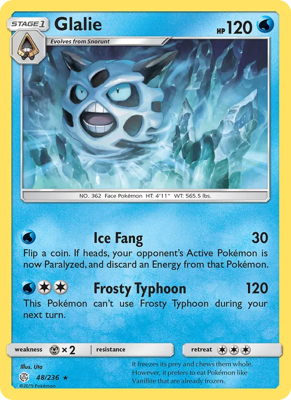 Glalie 48/236 Cosmic Eclipse
