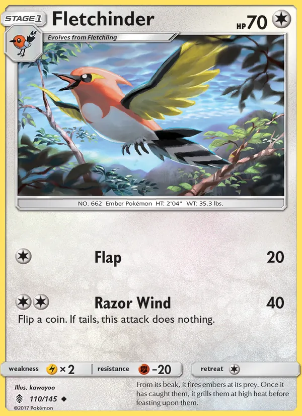 Fletchinder 110/145 Guardians Rising
