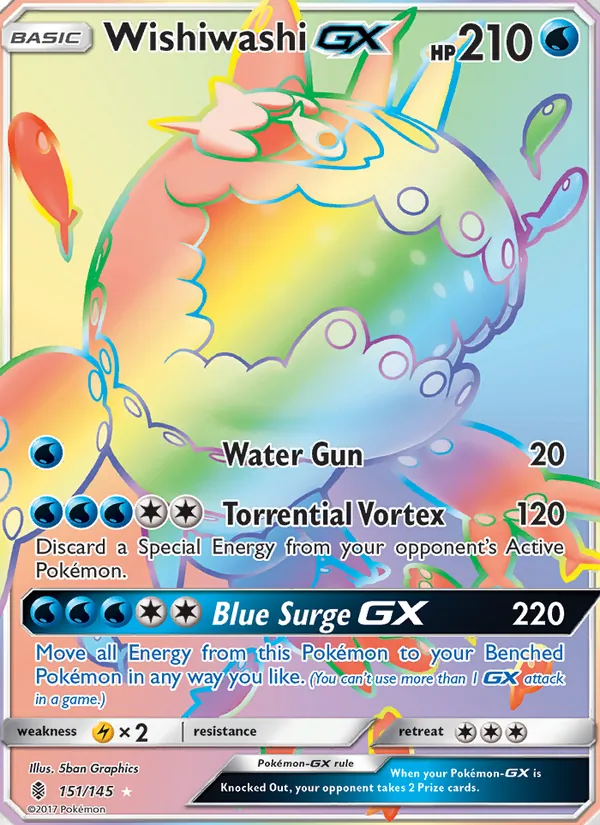 Wishiwashi GX 151/145 Guardians Rising