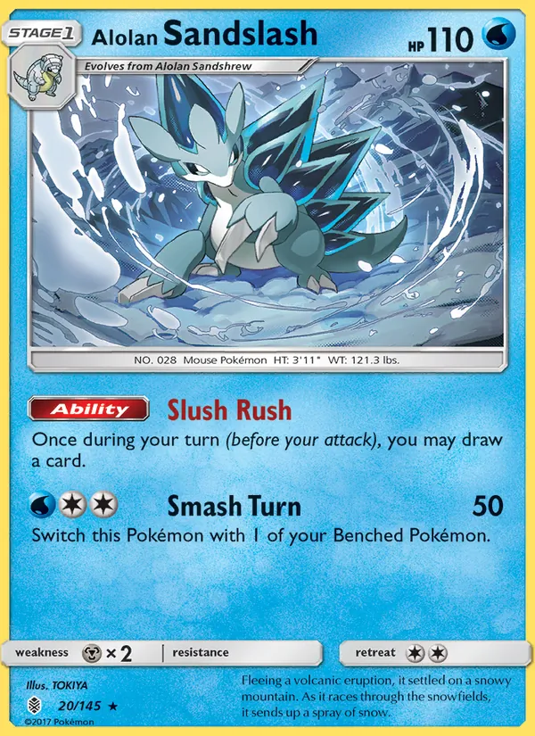 Alolan Sandslash 20/145 Guardians Rising