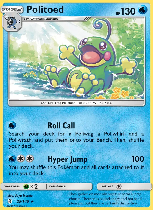 Politoed 25/145 Guardians Rising