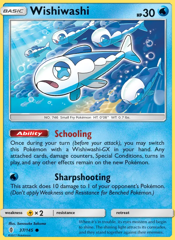 Wishiwashi 37/145 Guardians Rising