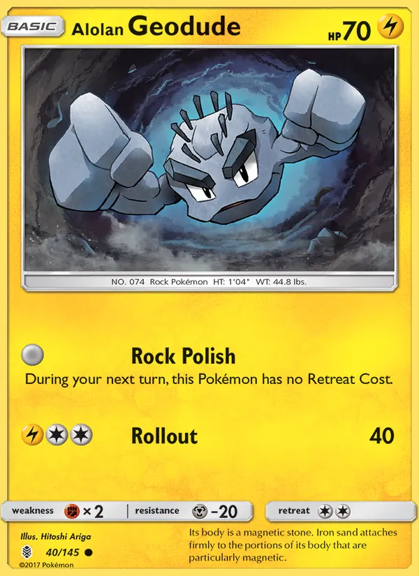 Alolan Geodude 40/145 Guardians Rising