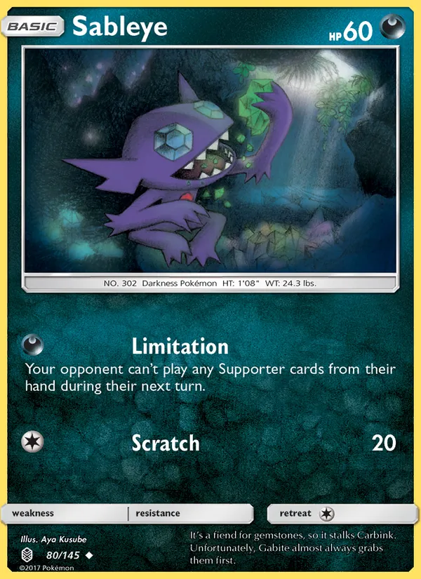 Sableye 80/145 Guardians Rising