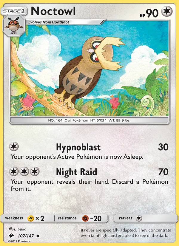 Noctowl 107/147 Burning Shadows