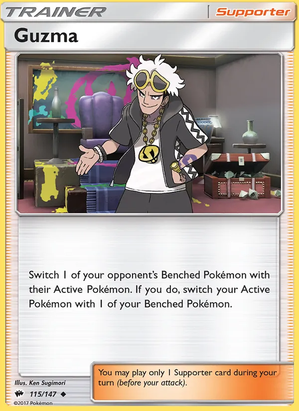 Guzma 115/147 Burning Shadows