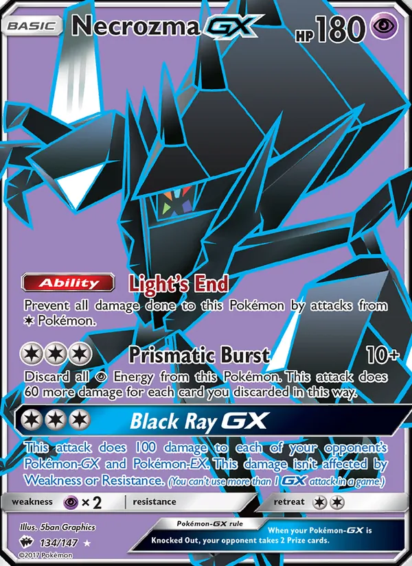 Necrozma GX 134/147 Burning Shadows
