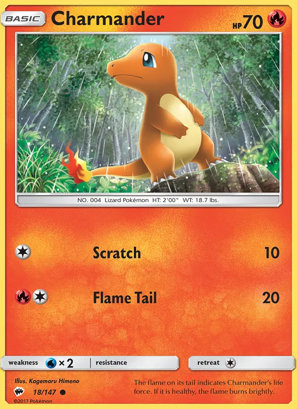 Charmander 18/147 Burning Shadows