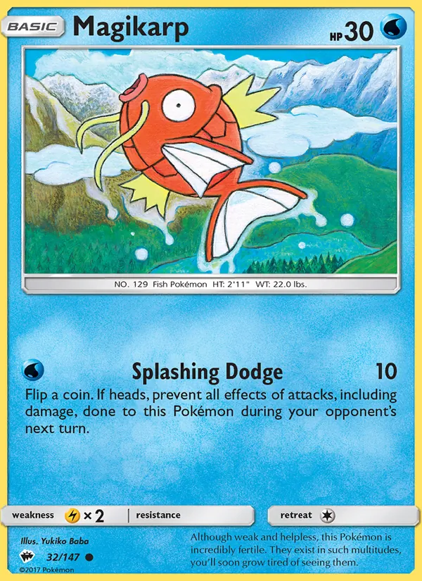 Magikarp 32/147 Burning Shadows