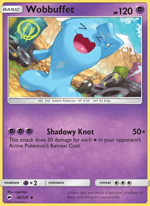 Wobbuffet 49/147 Burning Shadows