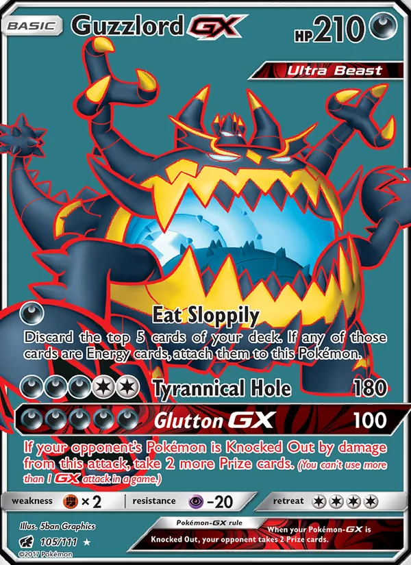 Guzzlord GX 105/111 Crimson Invasion