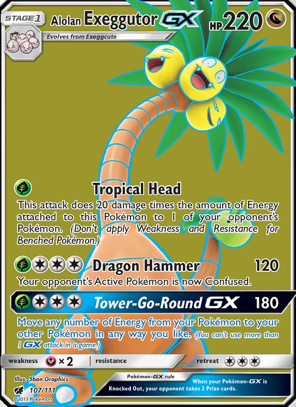 Alolan Exeggutor GX 107/111 Crimson Invasion
