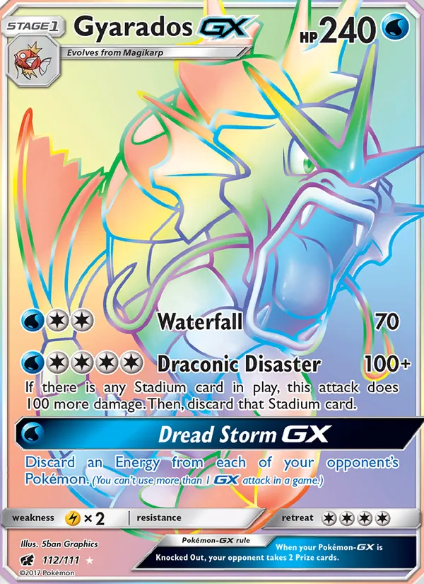 Gyarados GX 112/111 Crimson Invasion