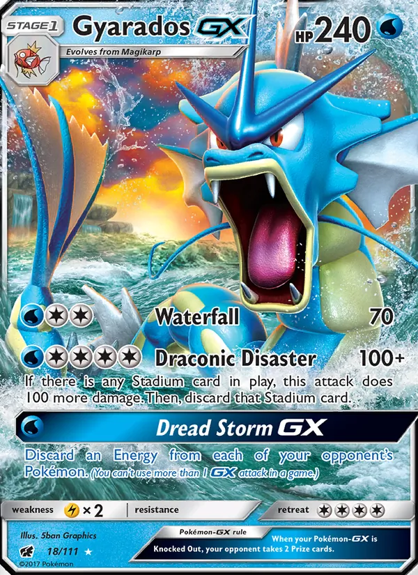 Gyarados GX 18/111 Crimson Invasion