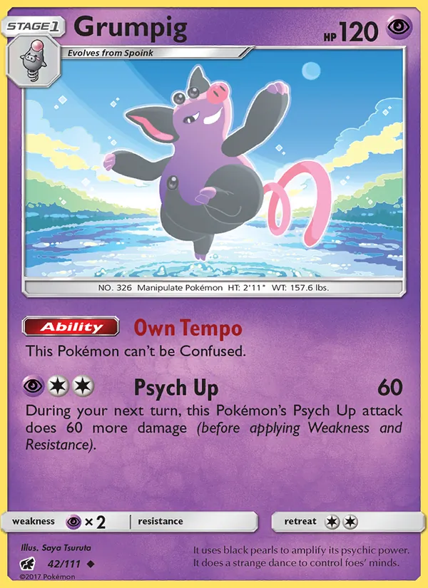 Grumpig 42/111 Crimson Invasion