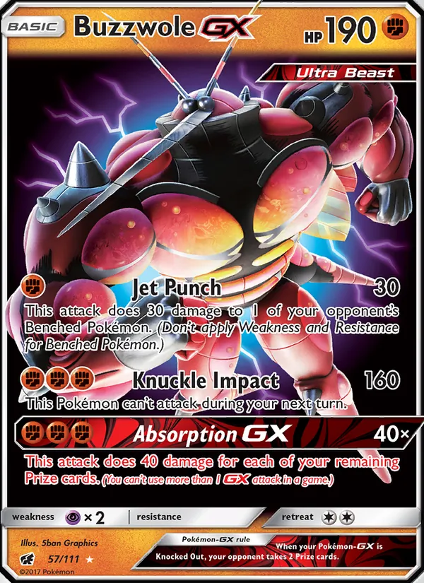 Buzzwole GX 57/111 Crimson Invasion