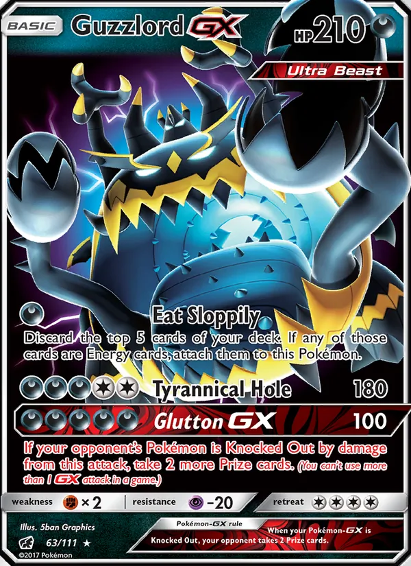 Guzzlord GX 63/111 Crimson Invasion