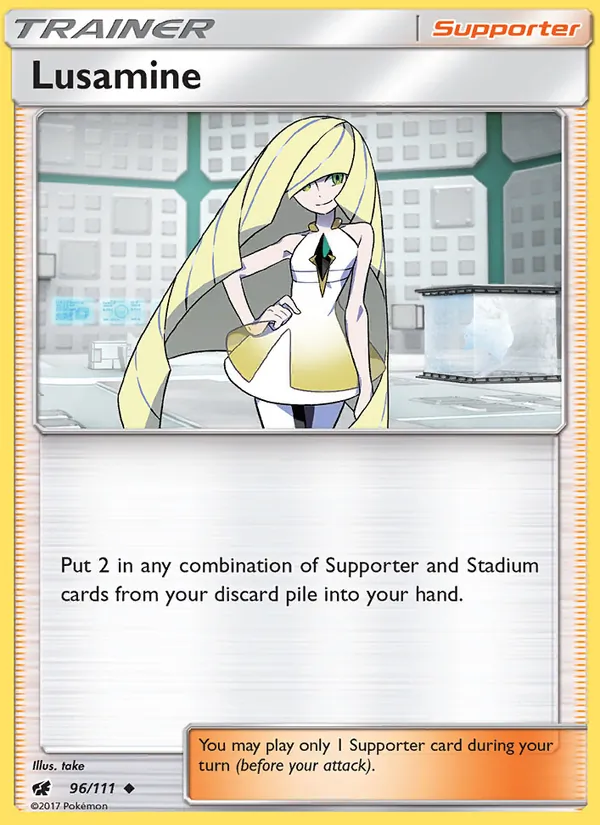 Lusamine 96/111 Crimson Invasion