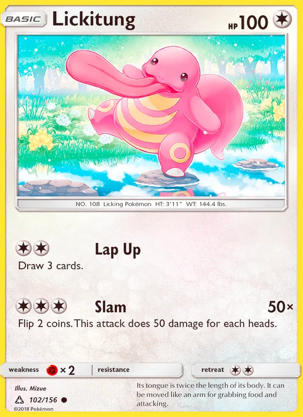 Lickitung 102/156 Ultra Prism