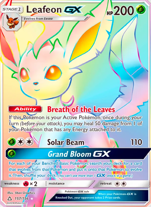 Leafeon GX 157/156 Ultra Prism