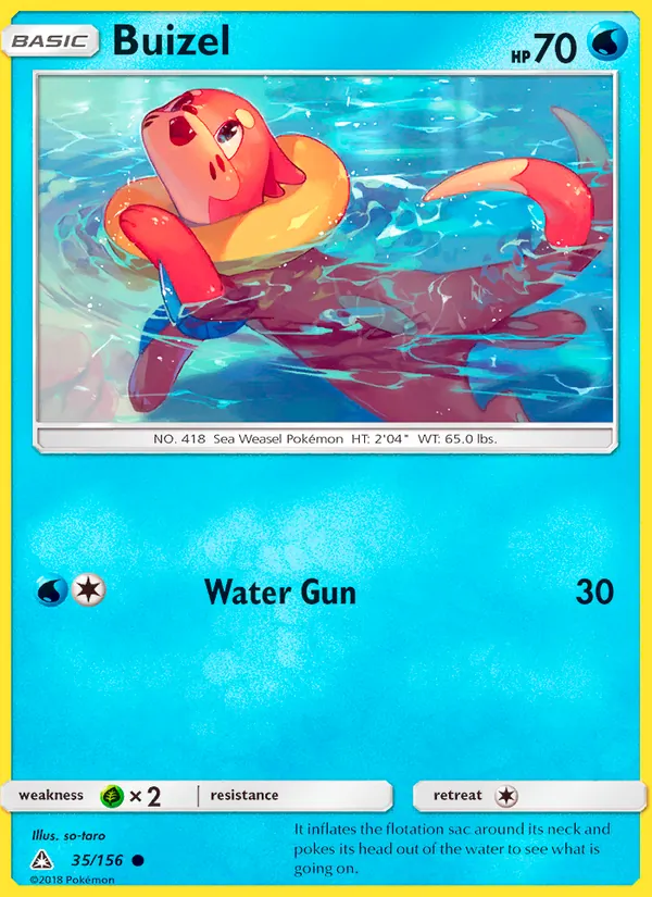 Buizel 35/156 Ultra Prism