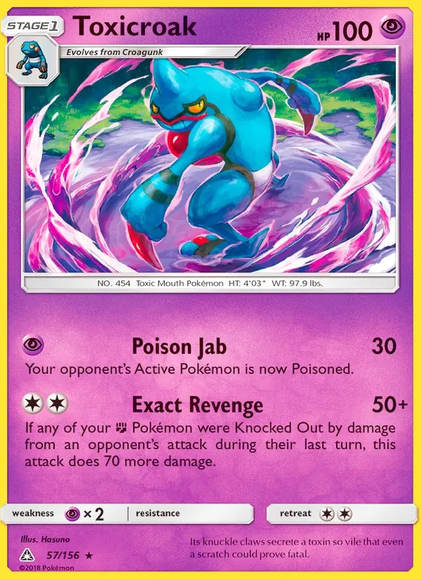 Toxicroak 57/156 Ultra Prism