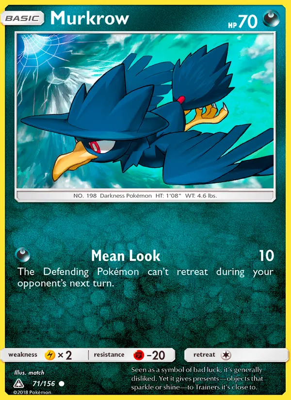 Murkrow 71/156 Ultra Prism