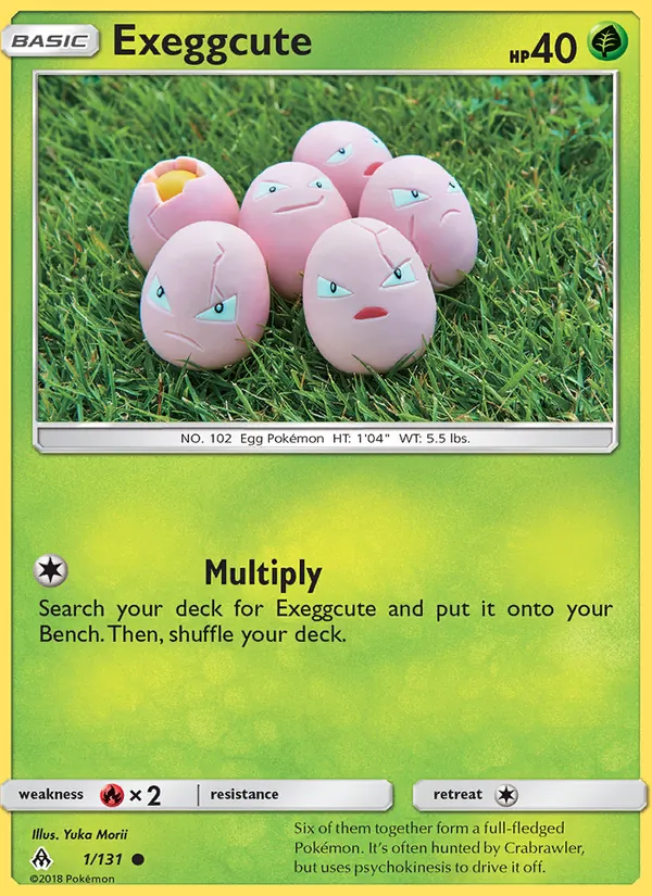 Exeggcute 1/131 Forbidden Light