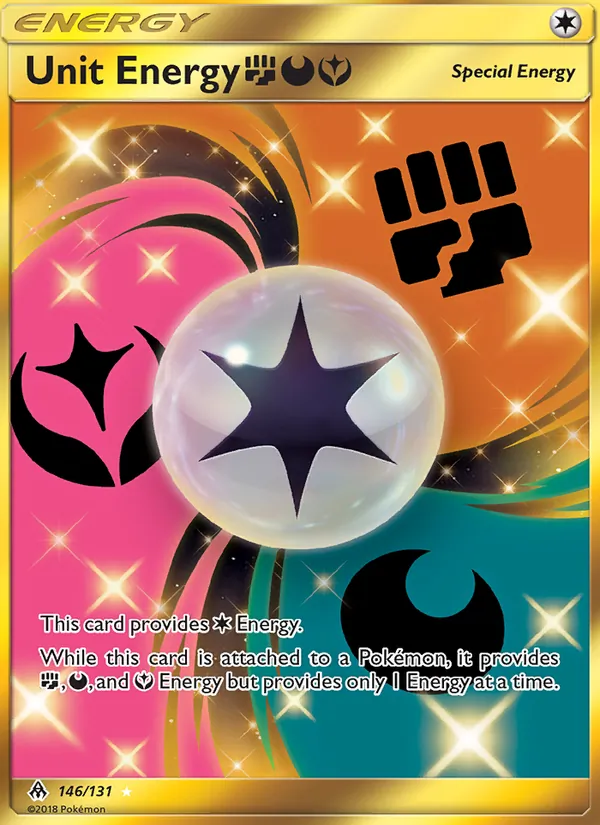 Unit Energy FightingDarknessFairy 146/131 Forbidden Light