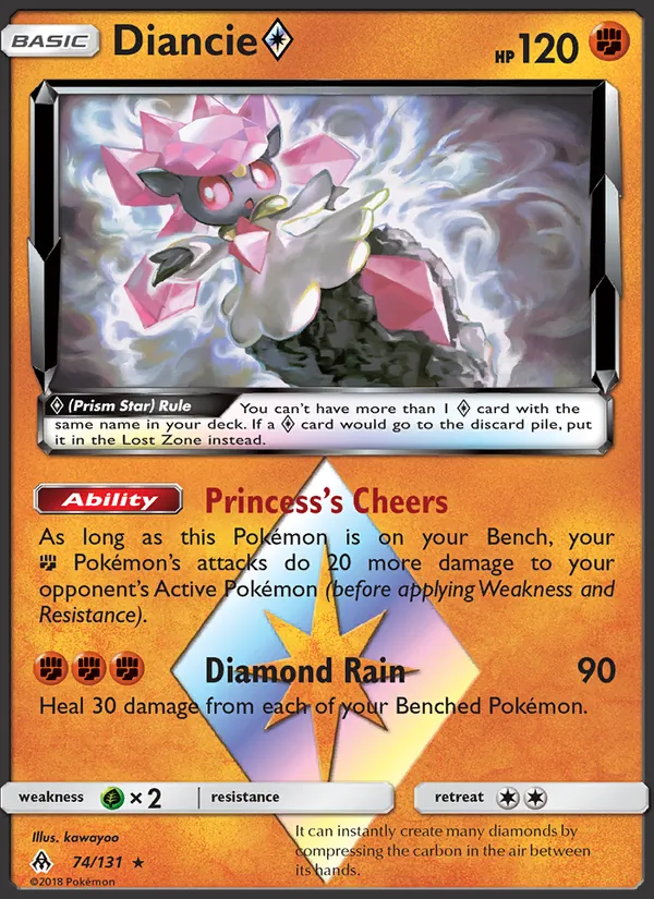 Diancie ◇ 74/131 Forbidden Light