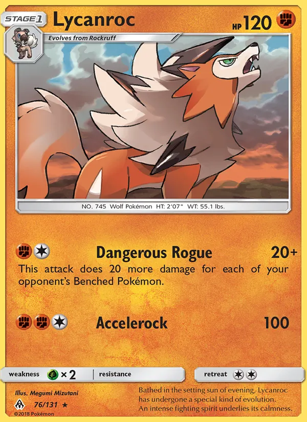 Lycanroc 76/131 Forbidden Light