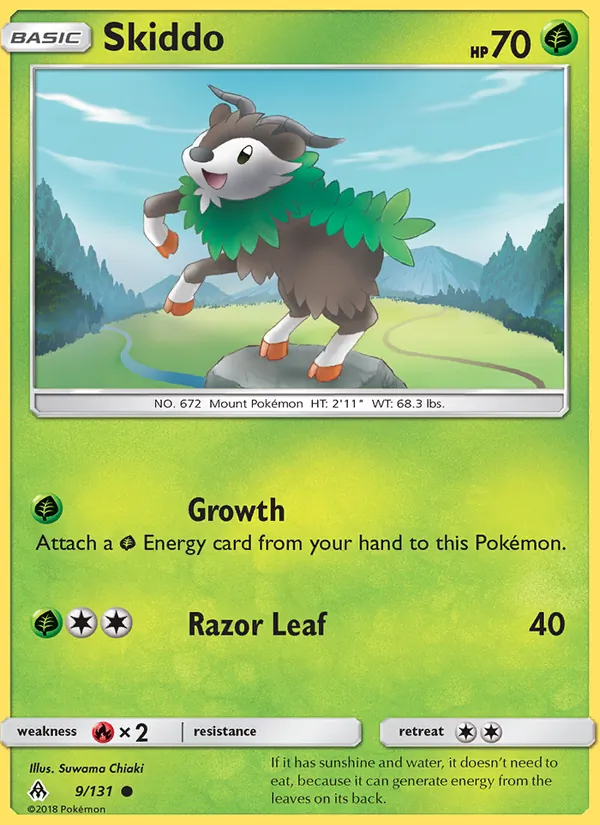 Skiddo 9/131 Forbidden Light