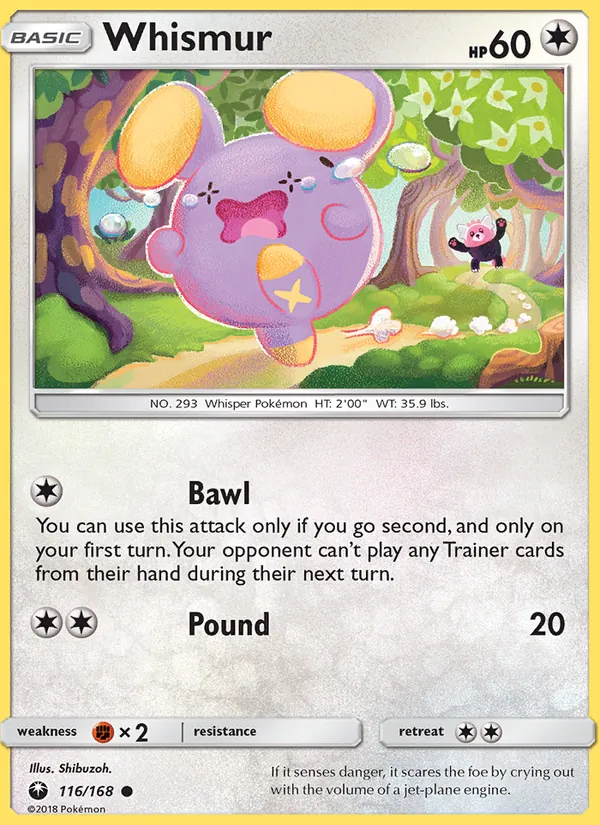 Whismur 116/168 Celestial Storm