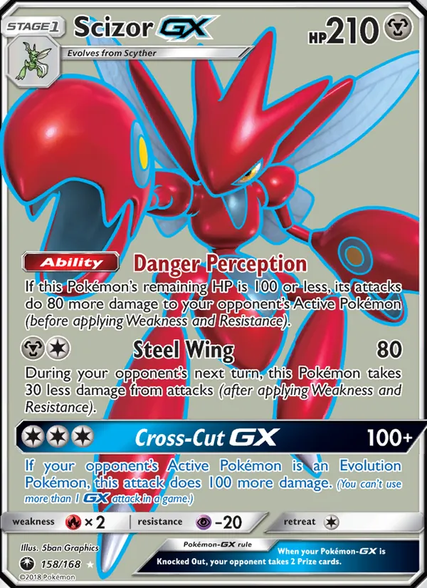 Scizor GX 158/168 Celestial Storm