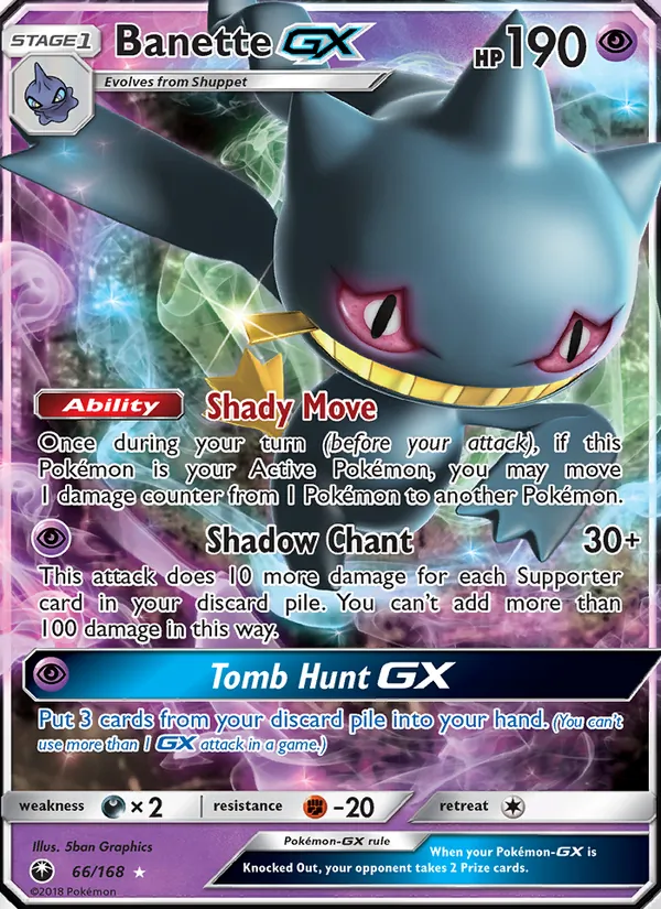 Banette GX 66/168 Celestial Storm