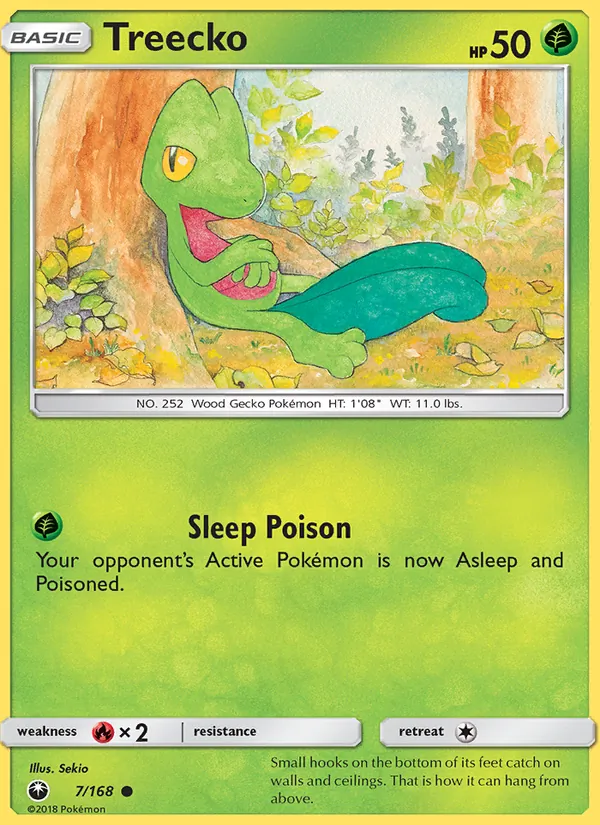 Treecko 7/168 Celestial Storm