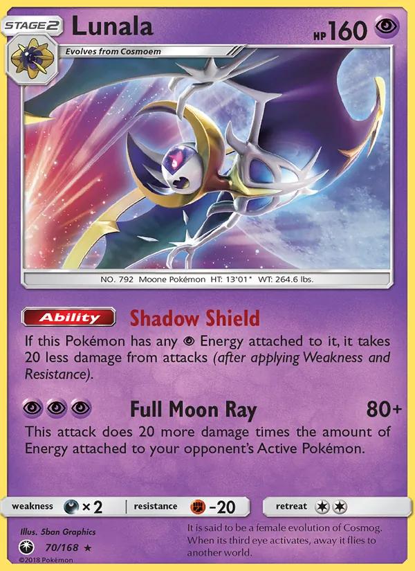 Lunala 70/168 Celestial Storm