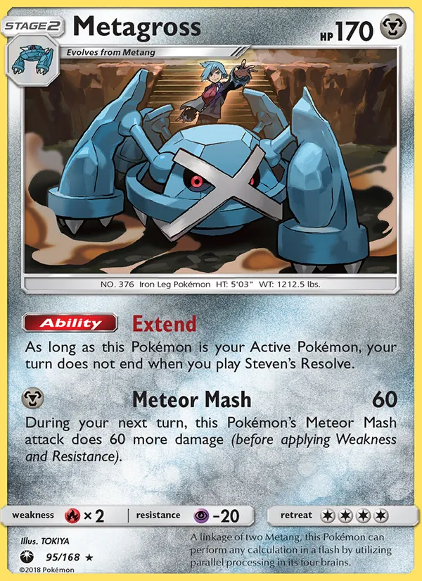 Metagross 95/168 Celestial Storm