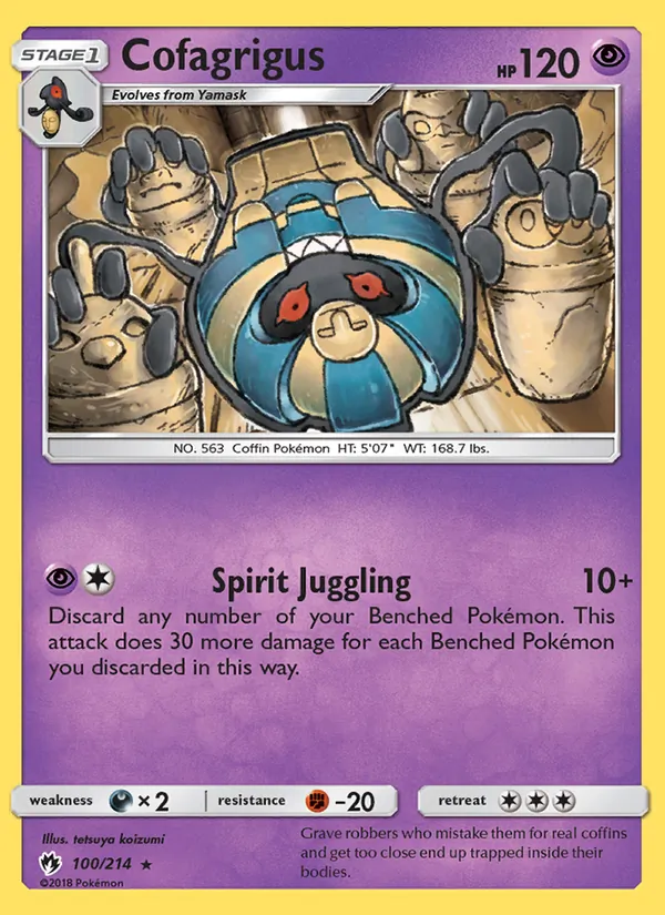 Cofagrigus 100/214 Lost Thunder