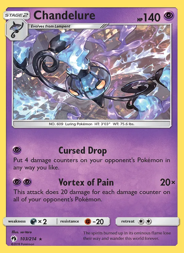Chandelure 103/214 Lost Thunder