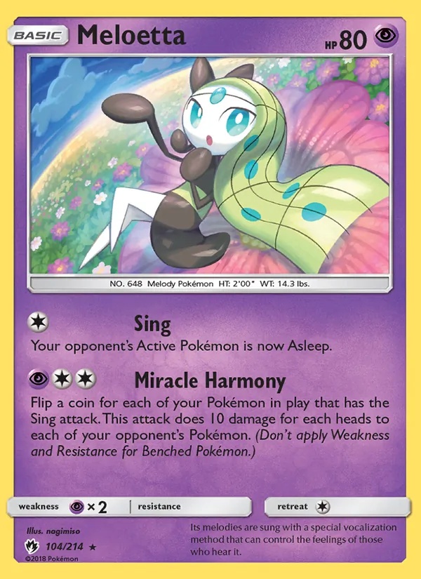 Meloetta 104/214 Lost Thunder