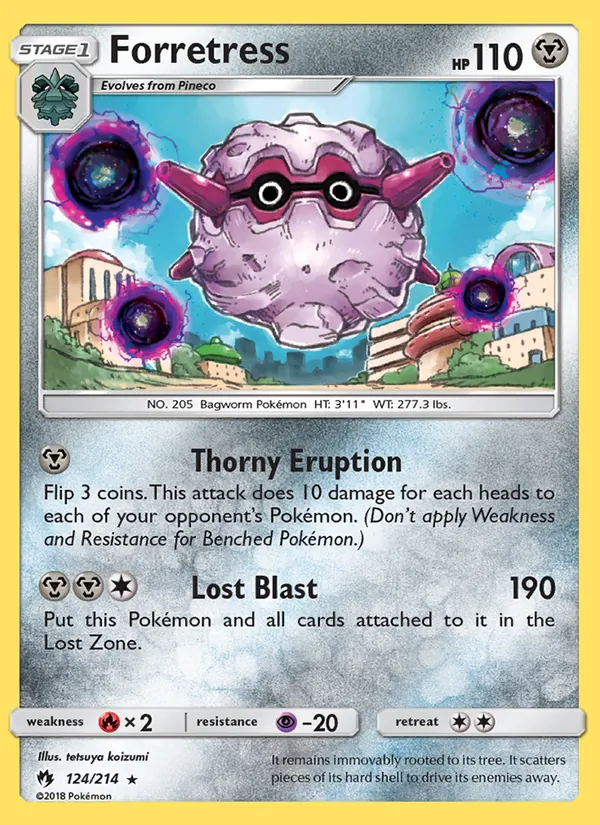 Forretress 124/214 Lost Thunder