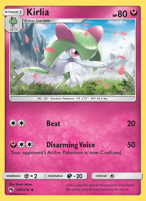 Kirlia 140/214 Lost Thunder