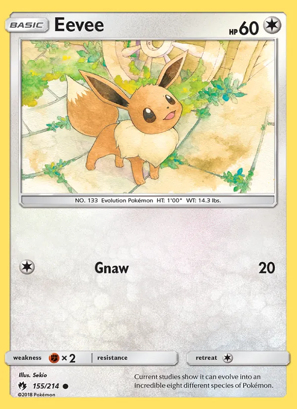 Eevee 155/214 Lost Thunder