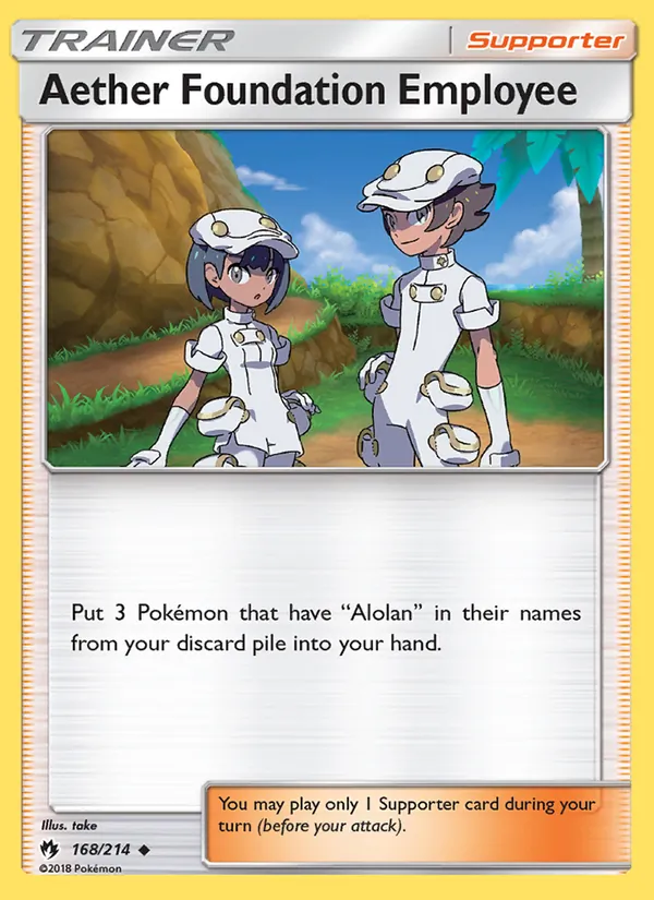 Aether Foundation Employee 168/214 Lost Thunder