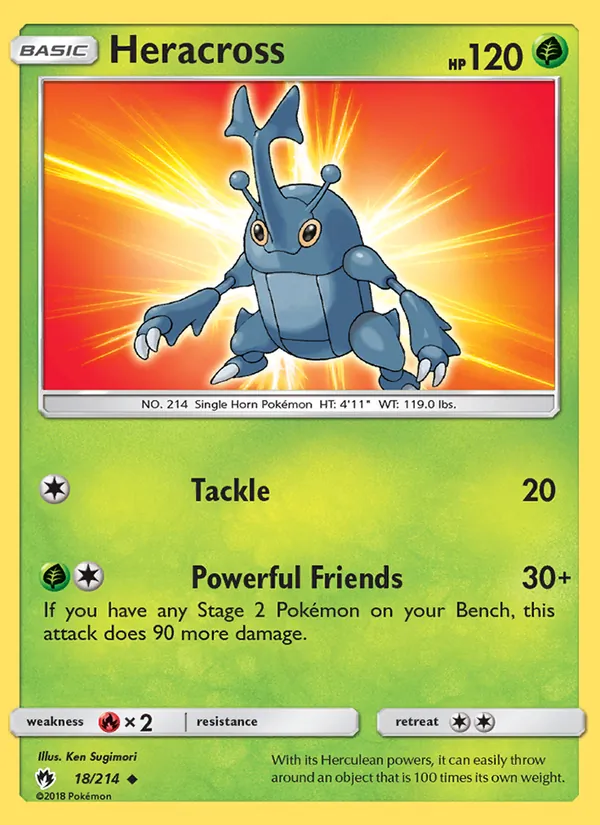 Heracross 18/214 Lost Thunder