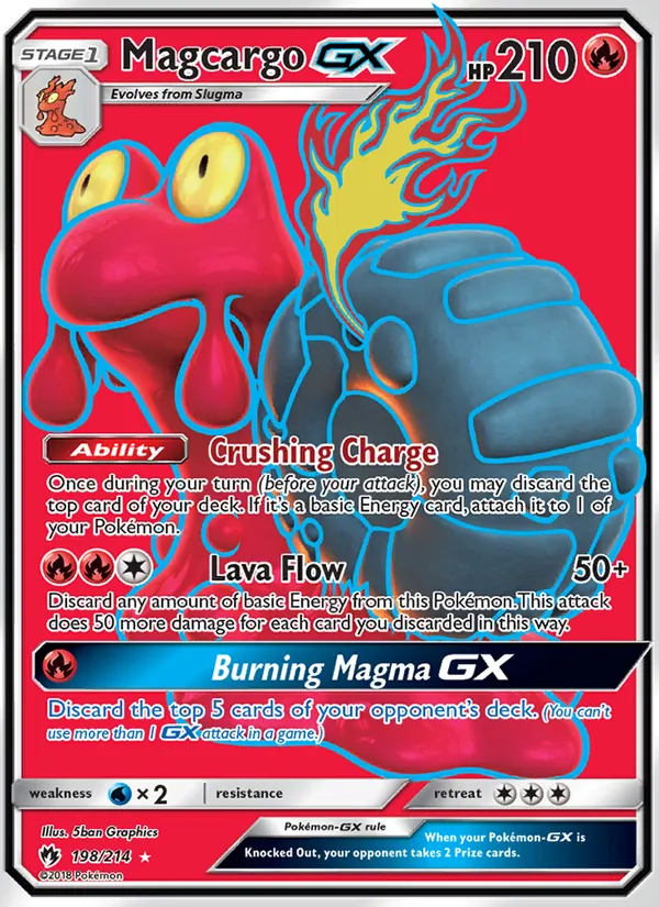 Magcargo GX 198/214 Lost Thunder