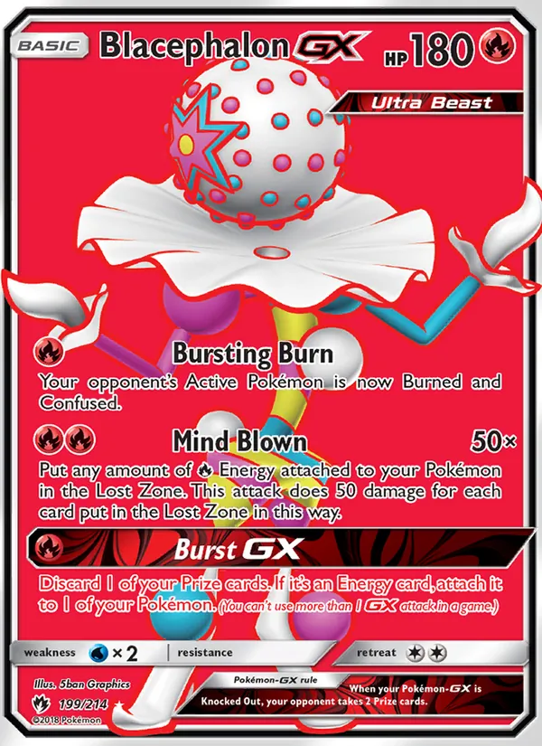 Blacephalon GX 199/214 Lost Thunder